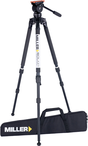 Miller AIRV Solo 2 Stage Alloy Tripod And Soft Bag