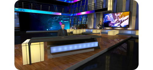 virtual set