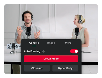 OBSBOT center interface