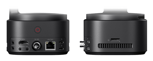 side and back views of the OBSBOT Tail 2 AI-powered camera