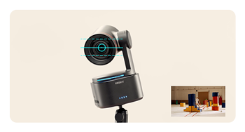 OBSBOT Tail 2 PTZR 4K camera on a gimbal