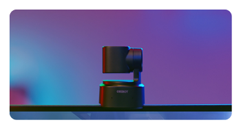 OBSBOT Tiny 2 Lite PTZ webcam in sleep mode