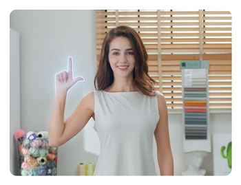 OBSBOT Tiny 2 Lite 4K webcam zoom gesture