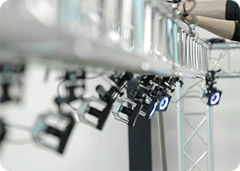 optitrack primex 13 motion capture camera being installed