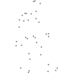 Reconstructed 3d points icon