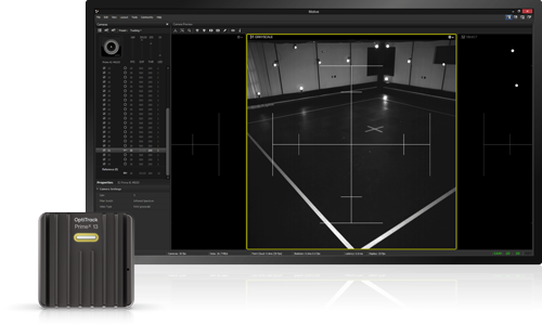 optitrack primex 13 motion capture camera aim assist mode on