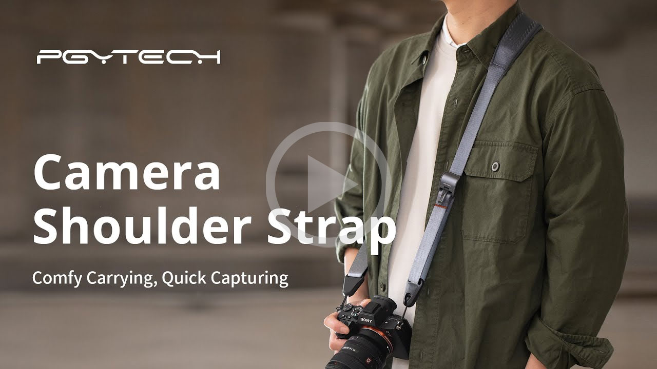 Youtube video thumbnail for PGYTECH Camera Shoulder Strap
