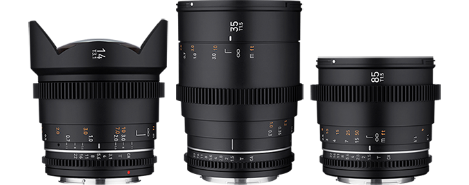 Samyang VDSLR MK2 3 Lens Kit 8786