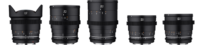 Samyang VDSLR MK2 5 Lens Kit 8790