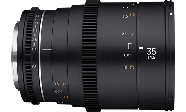 Samyang VDSLR MK2 35mm T1.5 Prime Cine Lens Sony FE Mount