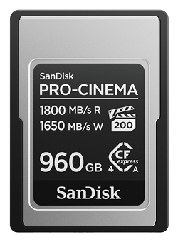 SanDisk PRO-CINEMA CFexpress Type A Card