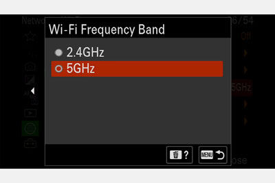 Sony Alpha 6700 menu interface