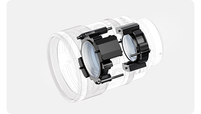 X Ray view of Sony FE 135mm F1.8 GM Lens dual linear focus motors