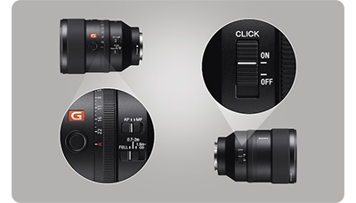 Sony FE 135mm F1.8 GM Lens key control features