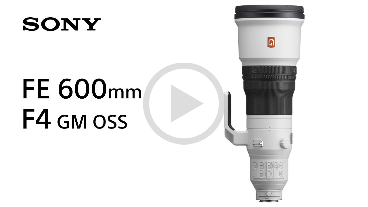 Youtube video thumbnail for Sony FE 600mm F4 G Master OSS product features video