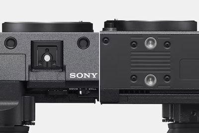 Sony FX2 mounting points