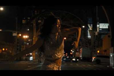sample image of a woman dancing taken with the Sony FX2