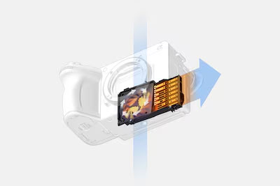 Sony FX2 heat management diagram