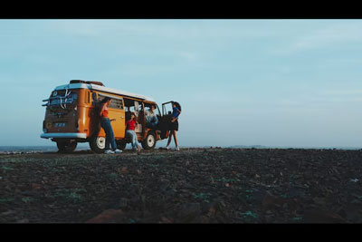 sony zv e10 ii sample image of a camper van