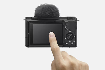 sony zv e10 ii touch controls