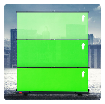 swit green screen rolling up design diagram