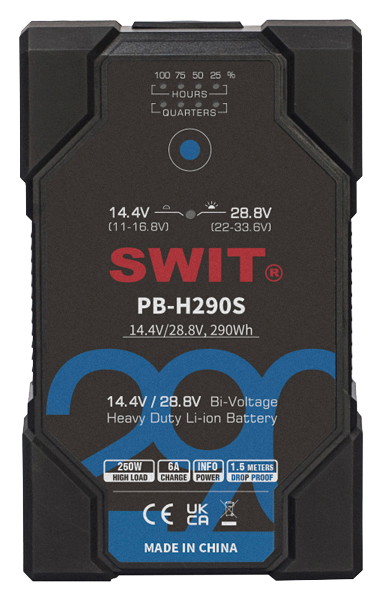 SWIT PB-H290S 290Wh Intelligent Bi-voltage Battery Pack