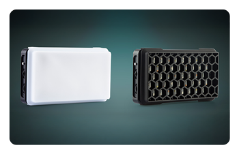 SWIT pocket LED light diffuser and honeycomb