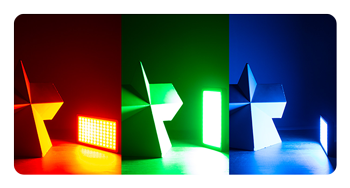 RGB comparison with the SWIT pocket LED light