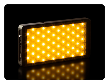 SWIT pocket LED light on a black background