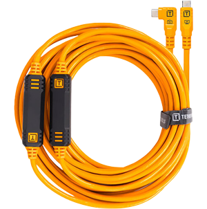 TetherTool TetherPro USB-C to USB-C, 9.4m, Straight to Right Angle Cable