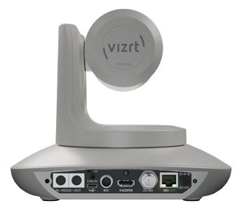 photograph of Vizrt PTZ PLUS White rear connections