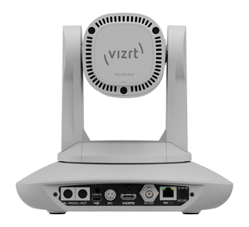 photograph of Vizrt PTZ UHD PLUS White rear connections