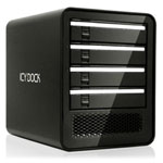 Icy Dock MB561US-4SB-1 4 Bay SATA to eSATA (Port Multiplier) USB Aluminum HDD Enclosure