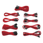 Corsair Professional Series Gold AX850/AX750/AX650 Individually Sleeved Cables Red