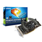 MSI GeForce GTX 650 Ti Power Edition OC NVIDIA Graphics Card - 1GB