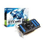 MSI NVIDIA GeForce GTX 660 Graphics Card - 2GB
