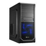 Sharkoon VS3-V Black with Chrome Piping Mid Tower Case No PSU