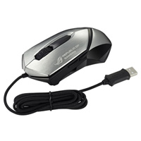 Asus GX1000 Laser Gaming Mouse, USB, Silver, 8200dpi, 8 Buttons 