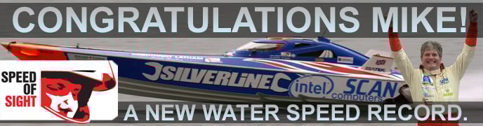 Mike Newman sets new powerboat world record