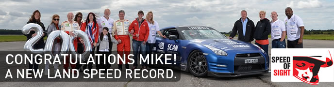 Mike Newman sets new land speed record