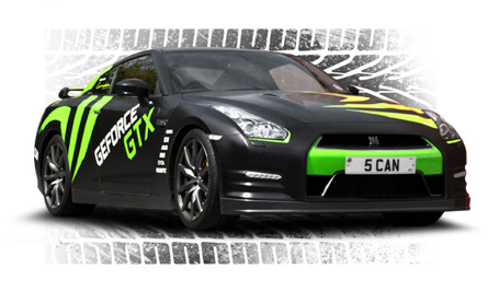 NVIDIA GeForce Nissan GTR