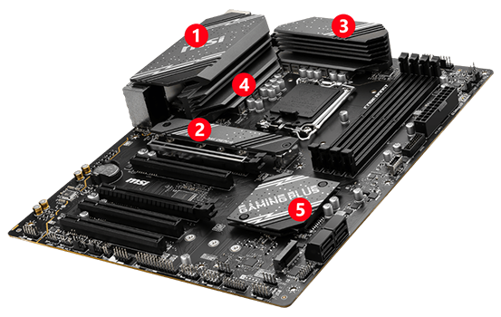 Massive Cooling heatsinks