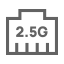 1× 2.5GbE Port