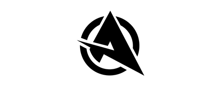 ali a logo black