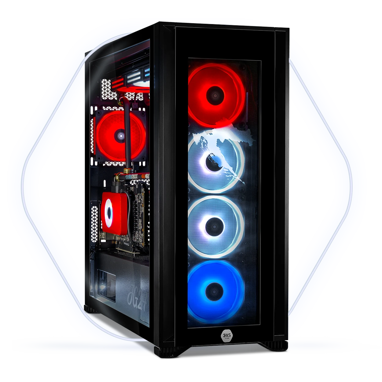 custom gaming PC josko gvardiol themed