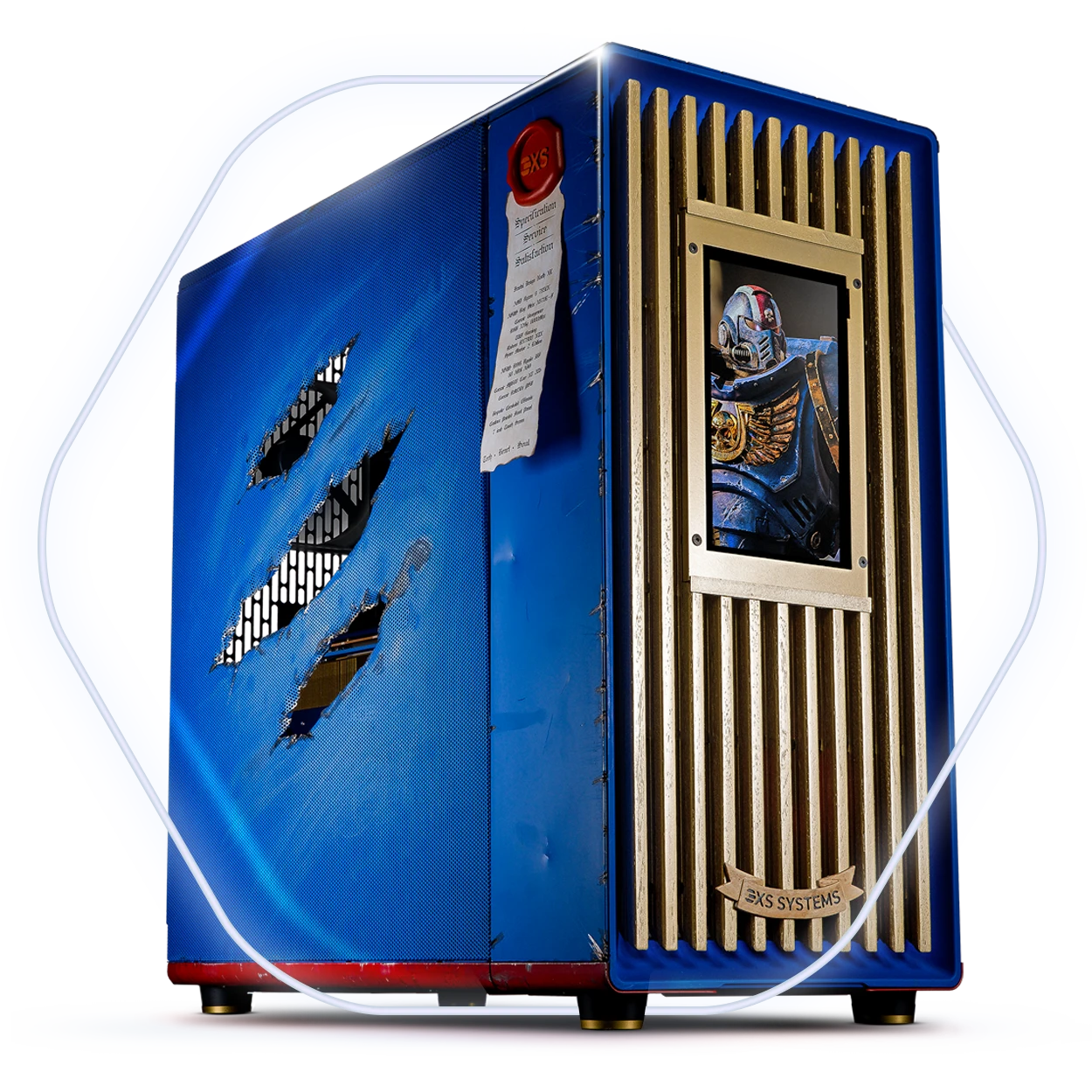 custom gaming pc warhammer themed