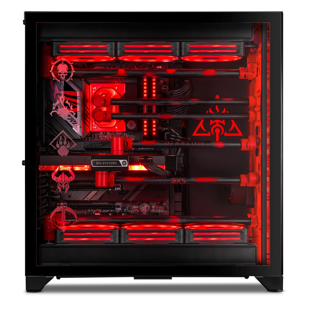 custom gaming pc for diablo iv side picture