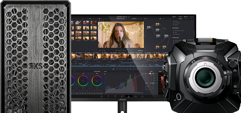 Pro Video Workstation with Blackmagic Design URSA