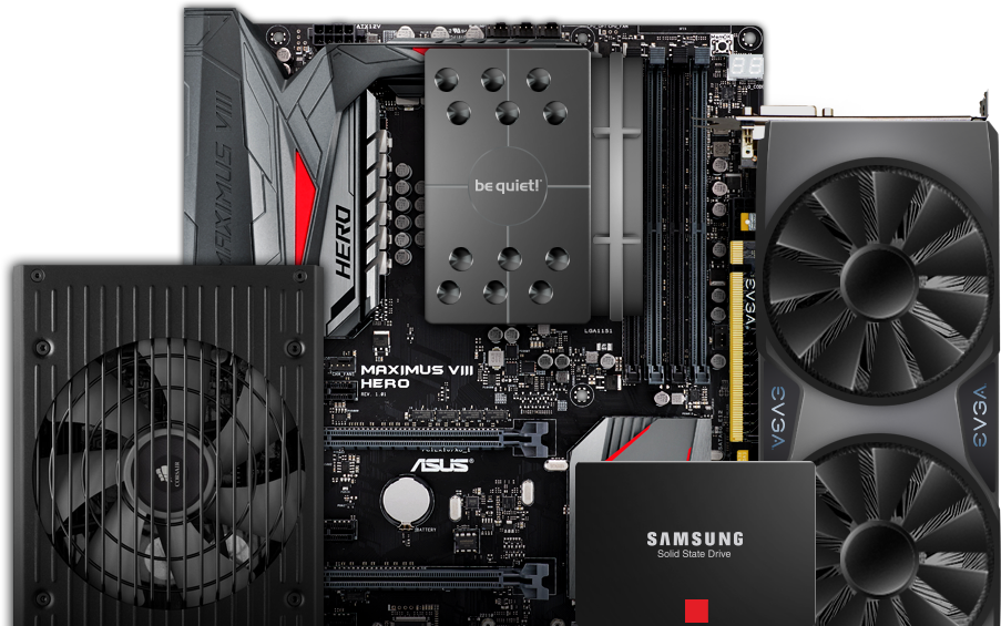 Quiet Gaming PCs and computer hardware components 3XS