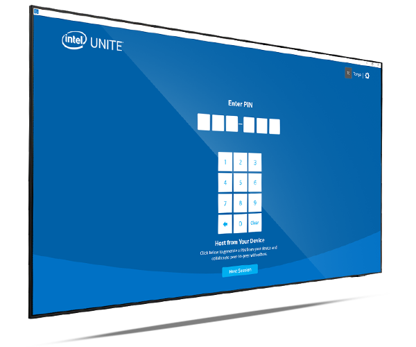 intel unite login